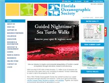 Tablet Screenshot of floridaocean.org